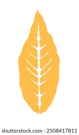 yellow leaf icon without background