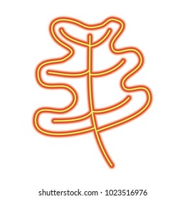 yellow leaf natural botanical icon