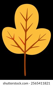 yellow leaf from a tree