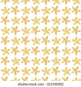 Yellow leaves pattern