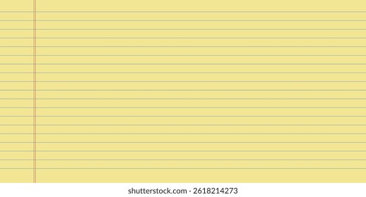 Proteção Legal Amarela. Papel amarelo ofício com linhas horizontais azuis. Papel amarelo forrado