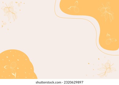 Yellow lemon background with abstraction