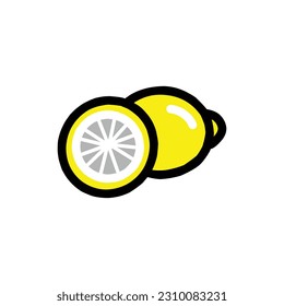 yellow lemon cartoon image illustration