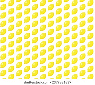 yellow lemon citrus sour taste vector pattern