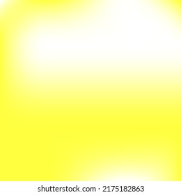 Fondo de gradiente vibrante con foco de limón amarillo. Malla de gradiente de color brillante liviano y liso. Papel de escritorio blanco multicolor neón borroso. Una Vivid Light Trendy De Moda Acuarela Suave Superficie.