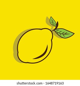 LEMONIA AMARILLA - ILUSTRACIÓN DEL VECTOR