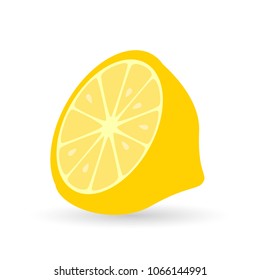 Yellow lemons. fresh lemons