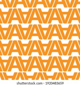 Yellow letter A on a white background.