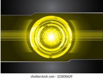 yellow Light Abstract Technology background for computer graphic website internet and technology.