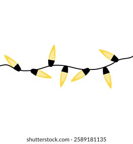 yellow light bulb for decoration