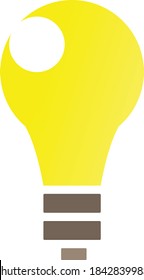 Yellow light bulb. Light bulb is essential at night. lights are useful for lighting. Energy is needed for lightbulb.