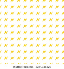 Yellow Lighting reguler Brush on white Backgrounds. Simple pattern Geometric Design.