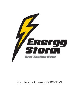 Yellow lightning Logo