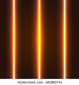 Yellow lights neon