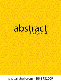 Yellow line on yellow abstract background vector illustration.