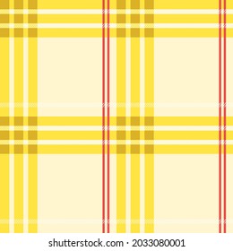 Yellow Line pattern. Seamless geometric design. Scottish graphics