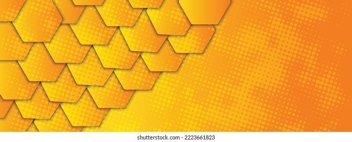 yellow line red background abstract vector shape graphic element orange design