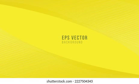 Fondo de la forma de la línea amarilla Resumen del vector EPS