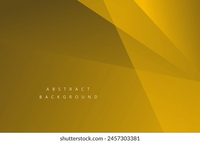 Yellow line shape modern background for template design, vector illustration