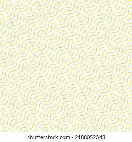 Yellow line wave and white background
