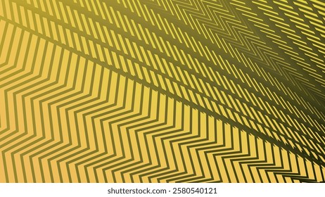 Yellow line zig zag pattern background for fabric style or presentation