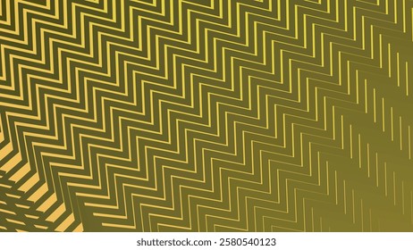Yellow line zig zag pattern background for fabric style or presentation