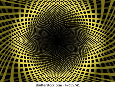 Yellow Lined Abstract Space Stock Vector (Royalty Free) 47635741 ...