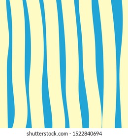 Yellow lines on blue background The vivid pattern elevates the mood, baby, mischievous, positive. Printing for textile towels, cups, covers, clothes, covers, postcards.