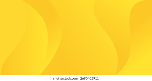 Yellow liquid abstract background.  Template for invitation, business card for presentation design

