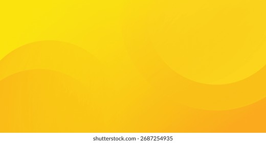 Gelber flüssiger Farbhintergrund. Dynamische Formenzusammensetzung. Anwendbar für Geschenkkarte, Umschlag, Poster. Plakatdesign