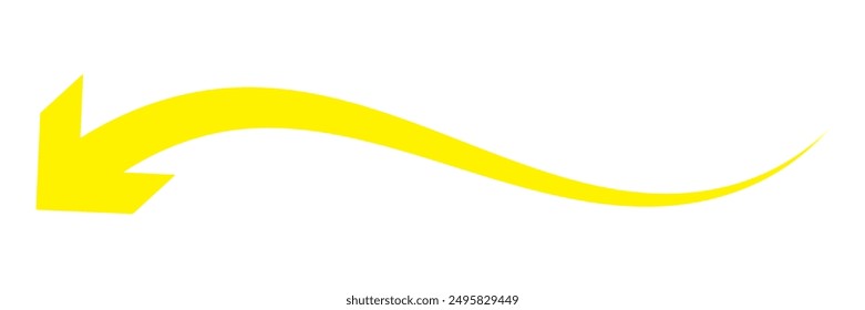 Yellow long arrow for direction point.