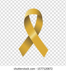 Yellow loop emblem. Protest symbol. Editable vector.