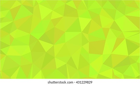 Yellow low poly abstract background