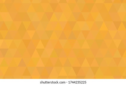 Yellow low poly background. Vector graphics, print.