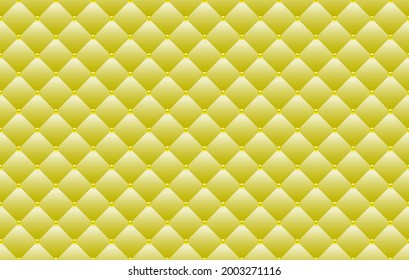 Yellow luxury background with yellow beads. Seamless vector illustration. 