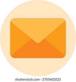 Yellow Mail Envelope – Message Letter Vector