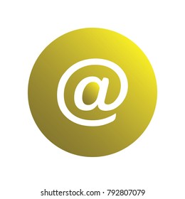 Yellow mail icon