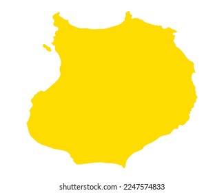 Mapa amarillo de Boa Vista