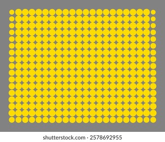 Yellow map of Wyoming on gray
