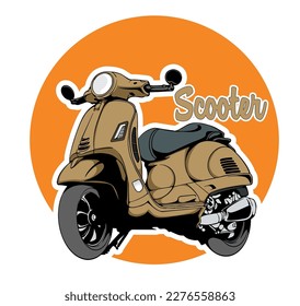 yellow matic scooter for holidays