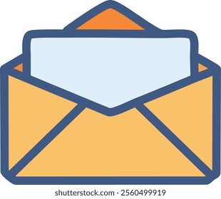 yellow message box icon with white paper content