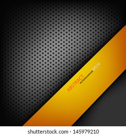 yellow metal background pattern texture grey metal steel message board for text and message design