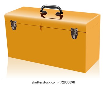 Yellow Metal Tool Box