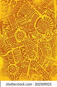 Yellow Mexican Background