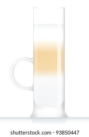 "Yellow Mexican" cocktail in vector