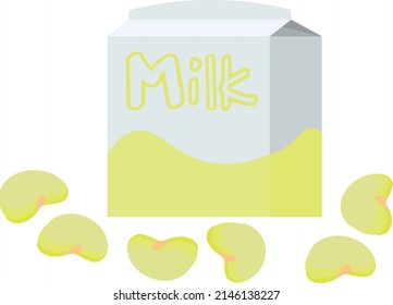 Yellow Milk Carton For Soy Milk