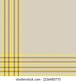Yellow Minimal Plaid textured seamless pattern for fashion textiles and graphics