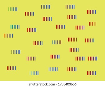 Yellow minimalistic background of geometric square pattern