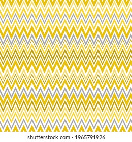Vector textil Missoni Amarillo patrón de repetición sin fisuras.