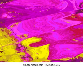 
yellow mixed lilac abstract background drawn using oil paint, with soft brush strokes. vector illustration.